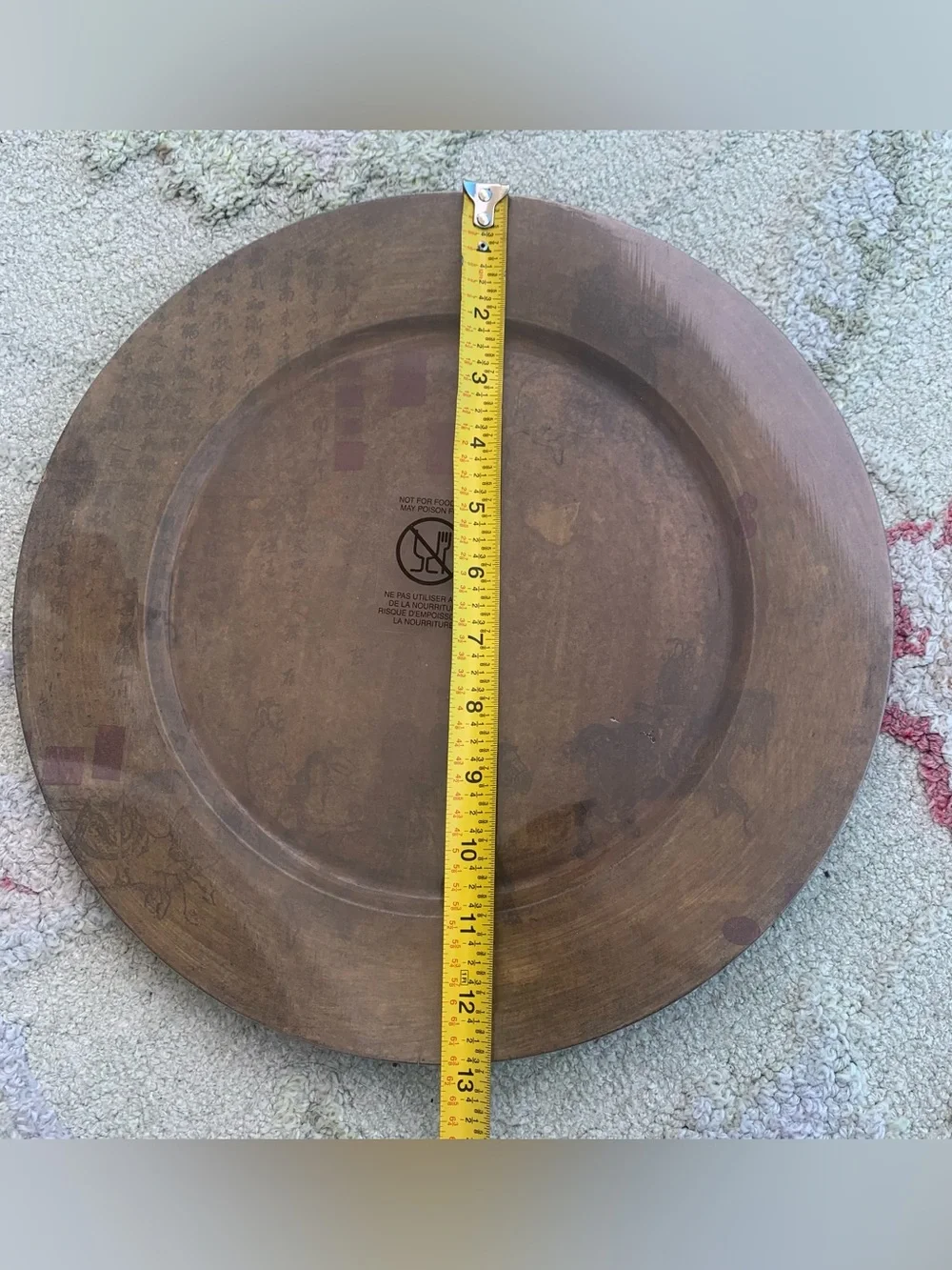 Lot of 4 vintage Pier 1 Imports decorative plates